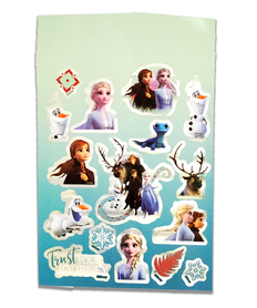 NAKLEJKI SAMOPRZYLEPNE FROZEN KRAINA LODU ELSA